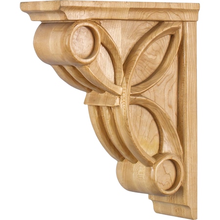 Hardware Resources 3" Wx8"Dx10"H Cherry Celtic Weave Art Deco Corbel COR6-2CH